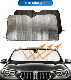 Resim Genel Markalar Katlanabilir Ön Cam Güneşlik Isı Önleyici Araç Perdesi Volkswagen Passat Peugeot 3008 Skoda Su 