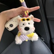 Resim Baijiafu2 Yeni 1 Adet Karikatür Çanta Çekicilik Anahtarlık Sevimli Iyi Şanslar Hediye Peluş Oyuncaklar Bebekler (Yurt Dışından) 