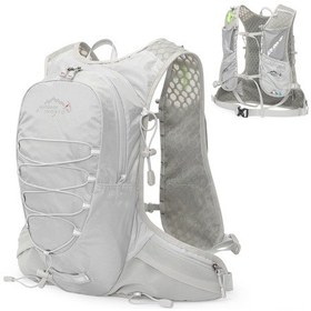 Resim Jeemson Gri Spor Sırt Çantası 12l - Dağcılık, Koşu, Bisiklet - 76-150cm Göğüs Ölçeği - 300g Hafif Çok Renkli 