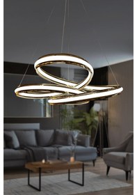 Resim Siryus Çift Yönlü Modern Sarkıt Led Avize Çok Renkli 