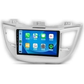 Resim Hyundai Tucson 2015-2018 8gb Ram 128gb Hafıza 8 Çekirdek Carplay Kamera Android Multimedya 9" 