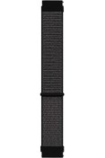 Resim STOREMAX jvnnSHOP Galaxy Watch 3 45mm için Hasırlı Kordon Woven Sport Loop Siyah 646268 