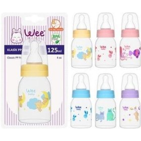 Resim Wee 851 PP Kiraz Uçlu Askılı Biberon 125 ML 