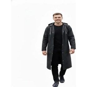 Resim Dream Plus Yağmurluk Unisex Su Geçirmez Eva Kumaş Siyah 