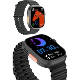 Resim 49 mm Çok Renkli Çift Kordonlu Akıllı Saat, Arama ve Bluetooth Bağlantısı 
