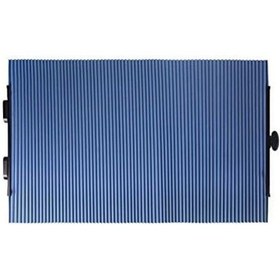 Resim Maiyame Oto Genişletilebilir Güneş Perdesi - İkili Kovan Desenli Saf Mavi 60cm, Isı Ve Işık Engelleyici, Otomatik Örtme, Araç Ve Ev Pencereleri İçin 