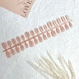 Resim 30 Adet Kedi Gözü Yapıştırmalı Tırnak - Düz Renk Sahte Tırnaklar - XS/S/M Boyutları Dört Farklı Renkte Mevcut 