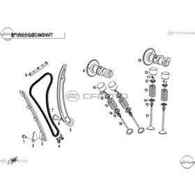 Resim CF MOTO NK 250 EKSANTRİK ZİNCİRİ GERGİ ÇUBUĞU ALT 