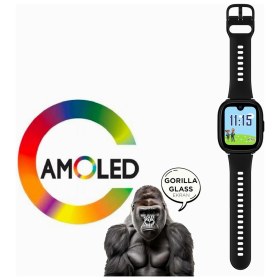 Resim Braventa Collection Wiky Watch 5 Çocuk Akıllı Saat - Görüntülü Arama, Gps, Sos, Sağlık Takibi, Güvenli Alan (Siyah) 