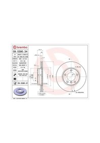 Resim Bmw 318i E36 Fren Diski On 1991-1998 Brembo 09539034 2adettir 