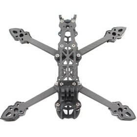 Resim Tenfowee Lannrc Mark4 5 Inç Fpv Karbon Fiber Uzun Menzil Quadcopter Yarış Drone Çerçevesi Siyah 