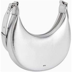 Resim Jw Pei Carly Saddle Bag Vegan Deri Omuz Çantası Gümüş 