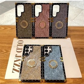 Resim Trendooze Parlak Su Dalgası S25u Kılıfı Halka Tutuculu S24/s23u Koruma Kılıfı Altın S25 Plus 