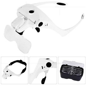 Resim -şarjlı Gözlük Büyüteç Çalışma Büyüteci 5 Lensli 9892b2c Diğer 