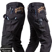 Resim Erkek Taktik Kargo Pantolonu - Softshell, Nefes Alabilir, Ayarlanabilir Askılı Çoklu Cep Tasarımı, Zeytin Yeşili, İlkbahar ve Sonbahar İçin Normal Kalıp, Günlük Dış Giyim, Kullanışlı Pantolonlar, Sonbahar Günlük Giyim, Fonksiyonel Cep, Dayanıklı Kumaş 