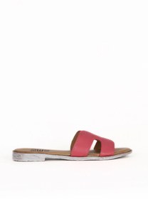 Resim Bueno Shoes Fuşya Deri Kadın Düz Terlik 01wq2015 