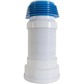 Resim Özbest Beyaz Körüklü Kada Klozet Gider Pis Su Gideri Akardiyon Borusu 50 cm KD450 