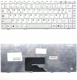 Resim Fujitsu Uyumlu Siemens Amilo Pro V3515 Klavye - Türkçe Beyaz 