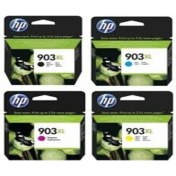 Resim Hp 903XL Kartuş 4 Lü Set Tüm Renkler Bir Arada T6M15 