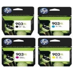 Resim Hp 903XL Kartuş 4 Lü Set Tüm Renkler Bir Arada T6M15 