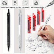 Resim 2 Adet 0.3/0.5/0.7/0.9/1.3mm Yaratıcı Mekanik Kalem Uçları 2B-60mm Siyah Uç, Kolay Kırılmayan Yazı ve Çizim Kalemi | Okul Sezonu Hediyesi | Ofis & Okul Kırtasiye Malzemeleri (1 kalem + 1 kutu uç) 