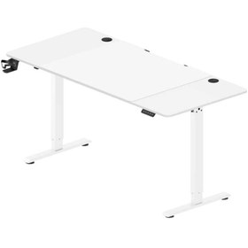 Resim Adore Mobilya Adore Gaming Elevator-X Yükseklik Ayarlı Oyuncu Masası - Beyaz 160x72-117x75 cm 