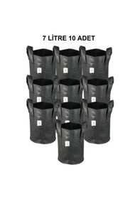 Resim Serapot Kumaş Saksı 7 Litre 10 Adet 