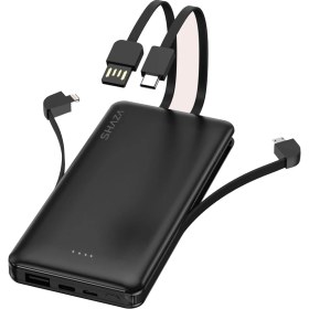 Resim Shaza 10.000 Mah 4in1 Smart Chip Powerbank Siyah 