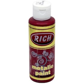 Resim Rich Akrilik Boya Metalik 120 CC Bordo 0762 