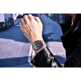 Resim Pagani Design Pd-1662 Gmt-master Erkek Mekanik Saat Paslanmaz Çelik Rolex Uyumlu Su Geçirmez Otomatik Kol Saati Gümüş 