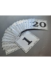 Resim Kapı Numarası 10x12 Cm Kendinden Yapışkanlı No:1 Den 20’E 