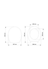 Resim Elitra Amortisörlü Yavaş Kapanır Klozet Kapağı Plus 