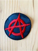 Resim icase Anarchy Sembol Anarşi Patch Peç Yama (7X7 CM) 