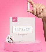 Resim Enroush %100 organik pamuklu tampon | 16 adet mi̇ni̇ 