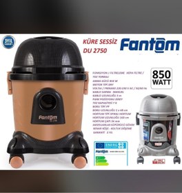 Resim FANTOM Sessiz Küre DU 2750 Toz Torbalı Elektrikli Süpürge 