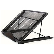 Resim Willowhaven Siyah 13-15 İnç Ayarlanabilir Metal Laptop Standı - Ergonomik 6 Pozisyonlu Katlanır Portatif 