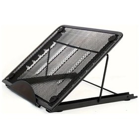 Resim Willowhaven Siyah 13-15 İnç Ayarlanabilir Metal Laptop Standı - Ergonomik 6 Pozisyonlu Katlanır Portatif 