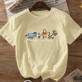 Resim Kısa Kollu T-Shirt, Winnie The Pooh Macera Baskılı, Model 8274. 