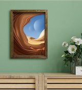 Resim Bk Gift Otel Odası Konseptli Doğal Masif Ahşap Çerçeveli Tablo 30 (551120138) 