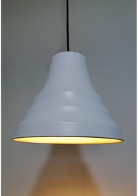 Resim Riolight Retro Beyaz Içi Gold Tekli Metal Sarkıt Çap:23Cm (538286886) 