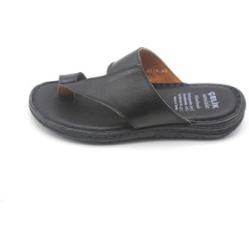 Resim Çelik ÇELİK 0016 PARMAK ARASI HAKİKİ DERİ ANATOMİK ERKEK TERLİK 