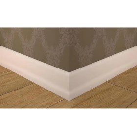 Resim Emek Yapı Laminant Parke Süpürgelik L Model 6cm Lake Beyaz 501 