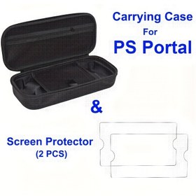 Resim 2-in-1 for PS Portal Depolama Kutusu ile HD Ekran Koruyucu - EVA Taşınabilir Koruyucu Kapak PlayStation için, 2 Şeffaf Ekran Koruyucuları Dahil, Seyahat ve Ev Kullanımı için Kompakt Tasarım, Seyahat Depolama Kutusu | Şık Depolama Kutusu | Dayanıklı Depolama Kutusu, for PS Depolama Kutusu, Ps5, for PS Aksesuarı için, for PS Portalı için, Oyun Aksesuarı, Kontrol Cihazı Tutucu 