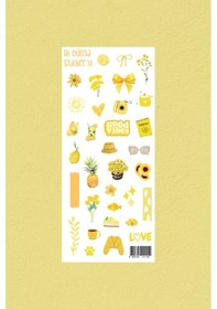 Resim M38 Yellow Days Sticker Seti Çok Renkli 