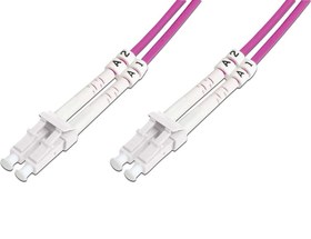Resim Beek LC-LC Fiber Optik Patch Kablo, Multimode OM 4 50\u002F125 Duplex, 3.0mm, LSZH, 50 metre 