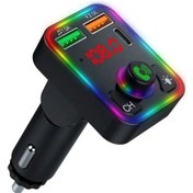 Resim Sones P3 Araba Bluetooth Eller Serbest Aux Ses Araba Mp3 Çalar Fm Verici Pd Hızlı Şarj Cihazı 