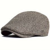 Resim Unisex Kışlık Sıcak Bere - Yumuşak Dokulu Kumaş, Klasik Retro Tasarım, Tek Renk Erkek ve Kadınlar İçin Günlük Şapka, Sonbahar & Soğuk Hava, Dış Mekan Başlığı, Vintage Tarz, Dayanıklı Yapı, Moda Tutkunları 