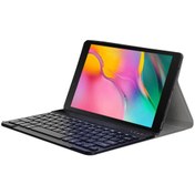 Resim Microcase Uyumlu Samsung Galaxy Tab A 8.0 2019 T290 T295 T297 Bluetooth Klavyeli Standlı Kılıf - Bkk4 