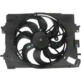 Resim Dacia Dokker 13/21 Radyatör Fan Davlumbazı Komple 1.5 Dci /1.6i Motorlu 8 Kanat Ori S 