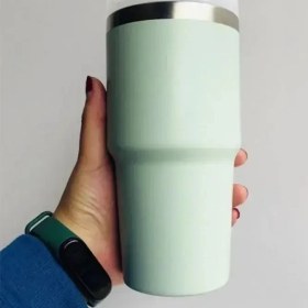 Resim Oein 2025 Logo, Spor, Açık Hava, Seyahat, Mutfak , Vakum Kupası, Yeni Büyük Kapasiteli Kahve Sepeti Kupası 20OZ Kapasite: 20OZ/RENK: Açık Yeşil (Yurt Dışından) 